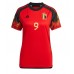 Belgien Romelu Lukaku #9 Hemma Matchtröja Dam VM 2022 Kortärmad